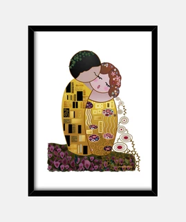 kokeshi bacio stile klimt