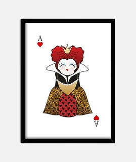 Kokeshi Reina de Corazones