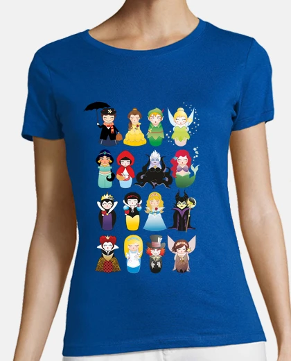 Tee-shirt kokeshis  tee shirt  conte