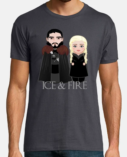 Tee-shirt kokeshis aegon and daenerys targaryen