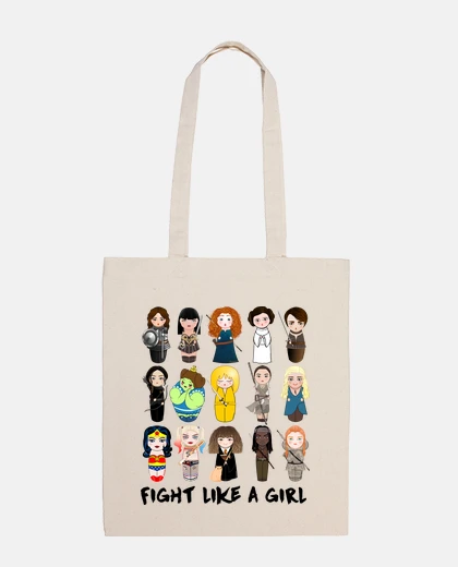 Bolsa Kokeshis Fight like a girl