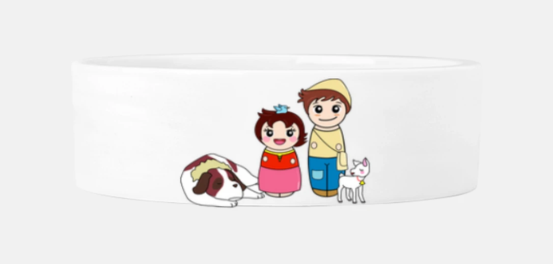 Mascotas Kokeshis Heidi e Pedro