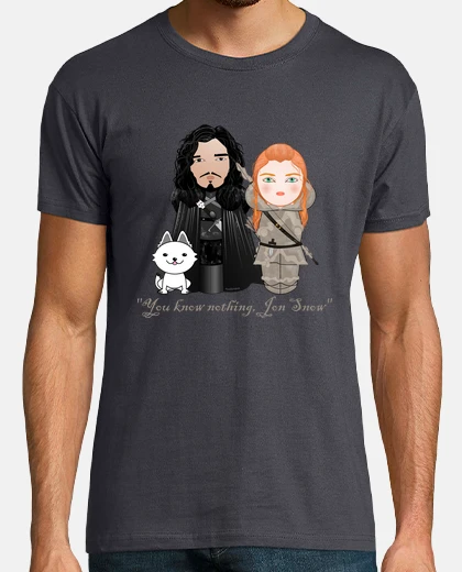 Tee-shirt Kokeshis Jon Snow et Ygritte