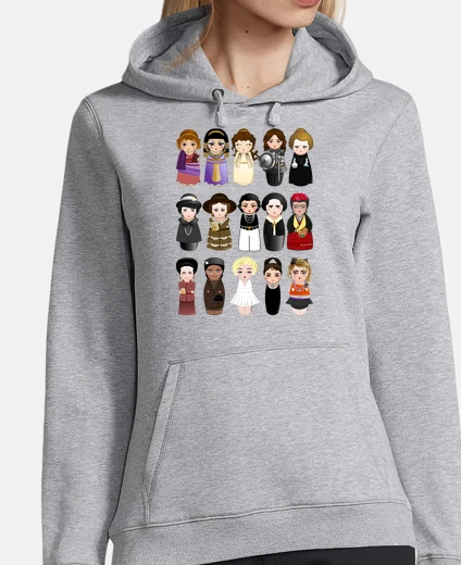 Hoodie kokeshis women in history 20