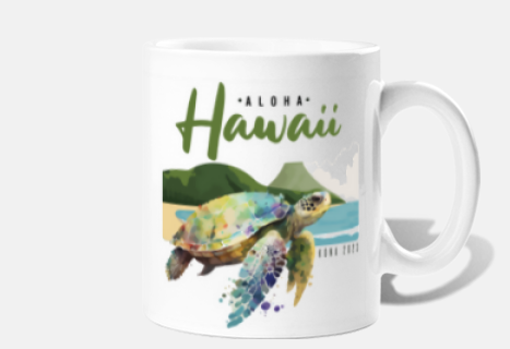 kona hawaii mug