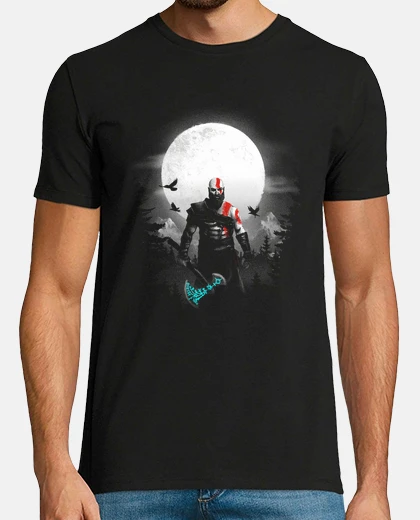 T-shirt kratos - dio della mountain
