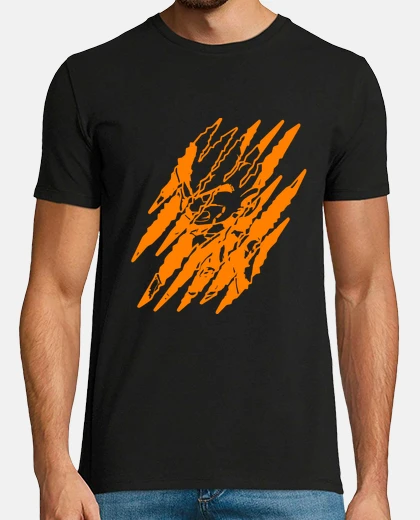 Camiseta Krilin Trazo Naranja