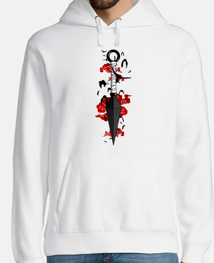 Sweat Kunai aux nuages rouges