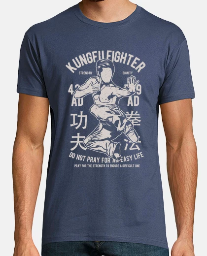 T-shirt kung fu fighter