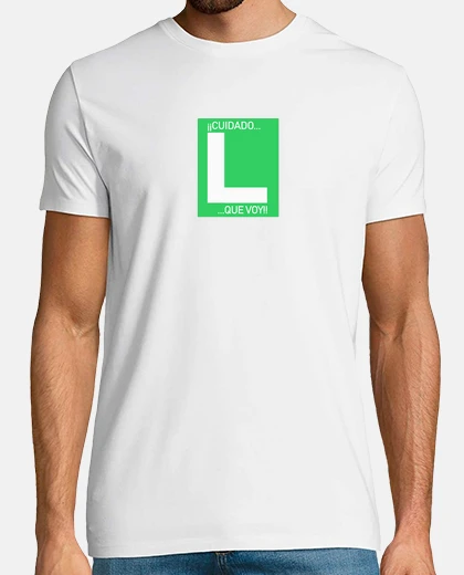 Camiseta L - CUIDADO QUE VOY