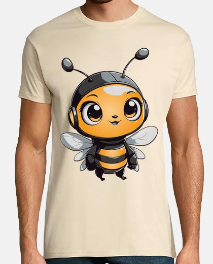 Tee-shirt l abeille dessin animé livre enfant