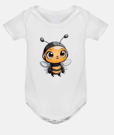 Vêtements l abeille dessin animé livre enfant body bébé onesie 
