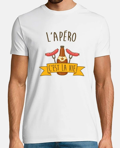 Tee-shirt L apéro c est la vie