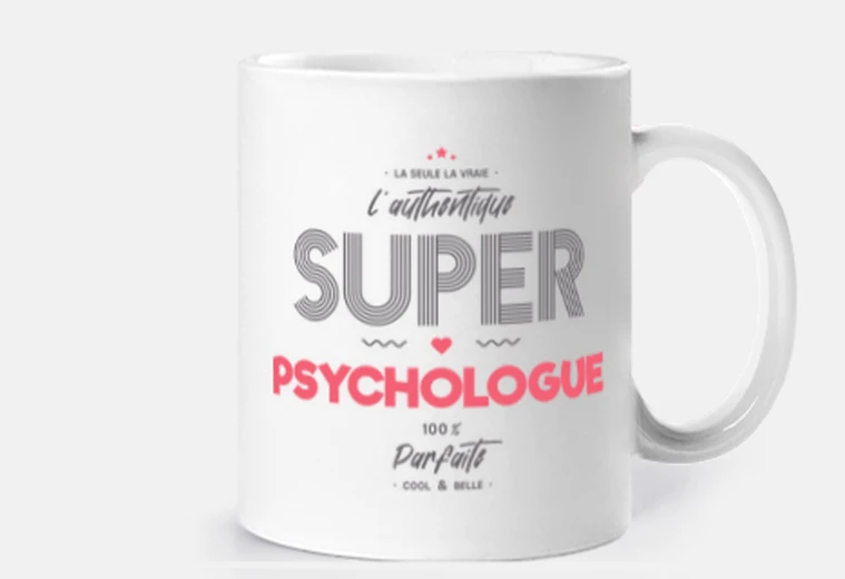 Mug L authentique super psychologue