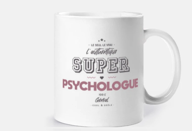Mug L authentique super psychologue