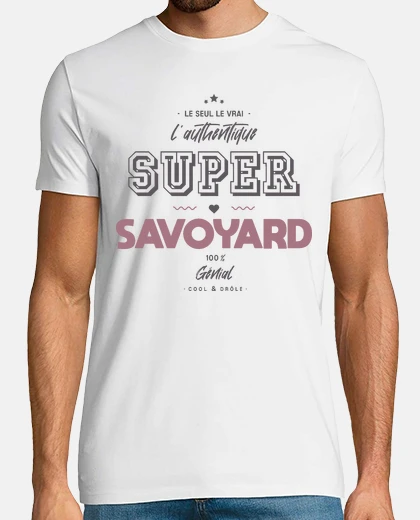 Tee-shirt L authentique super savoyard