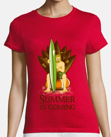 Tee-shirt l' &eacute;t&eacute; est &agrave; coming # 2