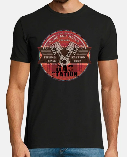 Tee-shirt l' essence and l' huile moteur