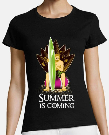 Tee-shirt l' été est à coming # 1