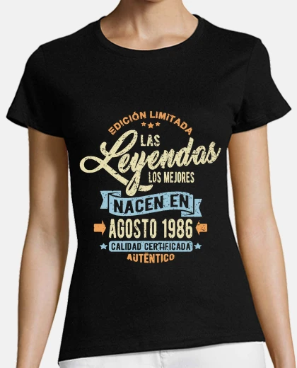 T-shirt l eye ndas n ace n agosto 1986