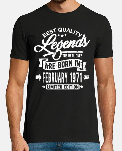 T-shirt l eye ndas n ace n nel febbraio 1971