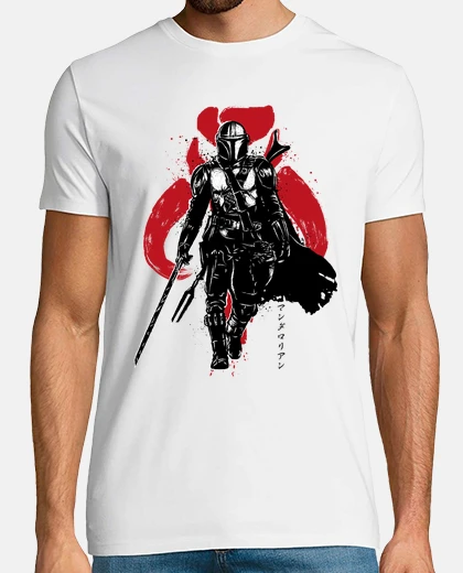 Tee-shirt l39 bear sabre noir er sumi-e