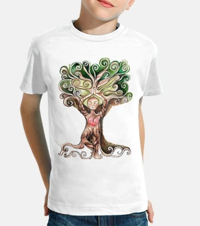 l&#39;albero bambino manica corta