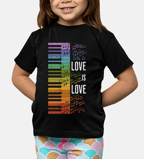 Abbigliamento l39amore è amore pianoforte arcobaleno