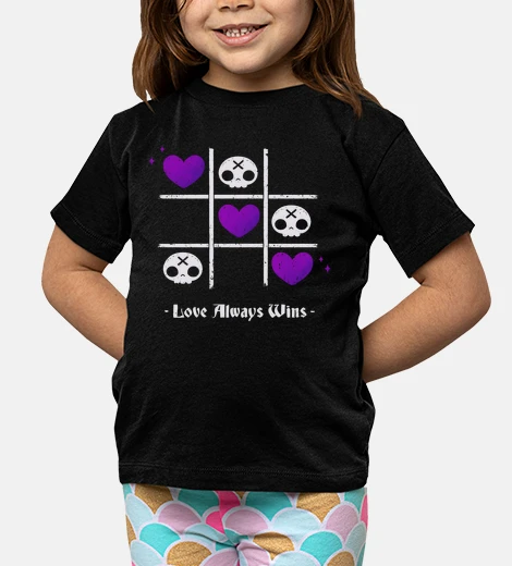 Abbigliamento l39amore vince sempre teschio inquietan