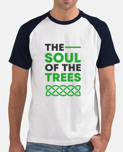 T-shirt l&#39;anima of un uomo alberi