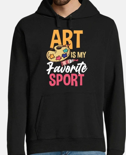 Felpa l39arte è il mio sport preferito per un