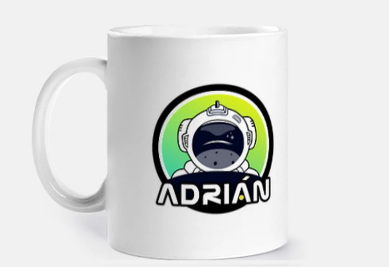 Mug l&#39;astronaute adrien