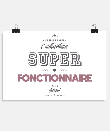 Poster l&#39;autentico super funzionario