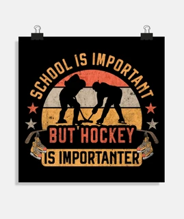 l39école est importante le hockey est p