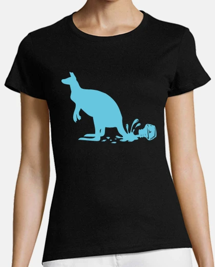 Tee-shirt L39encre renversée can bleu Guro