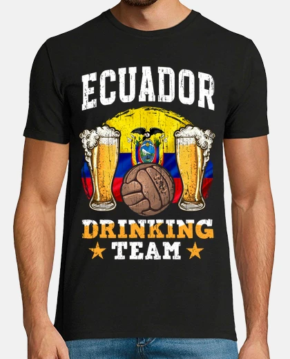 Tee-shirt l39Équateur boit du football et de la b