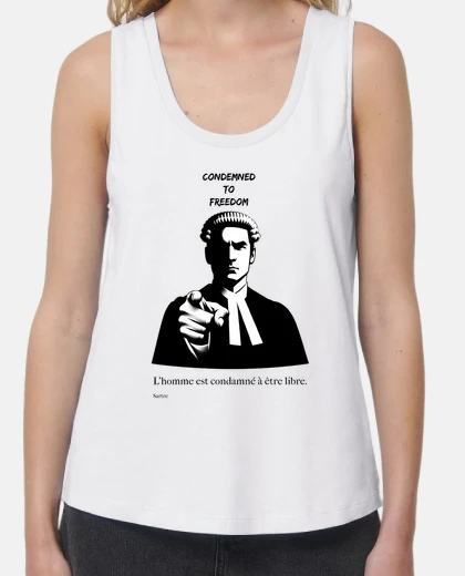 Tee-shirt l39homme est condamné à être libre