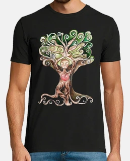 l&#39;homme arbre manches courtes
