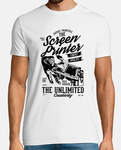 Tee-shirt l39imprimante à écran