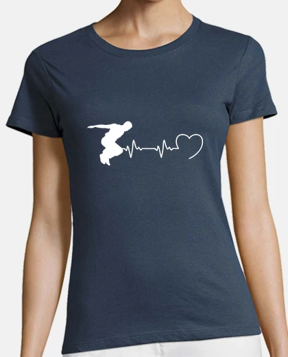 T-shirt l39uomo del parkour ha battuto l39umori