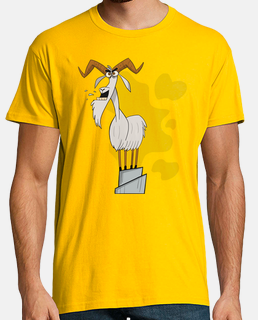 l&#39;uomo della t-shirt da uomo della capra pazza