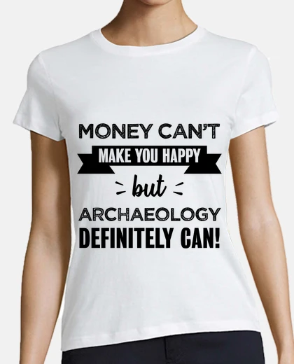 Playera la arqueología te hace feliz regalo div