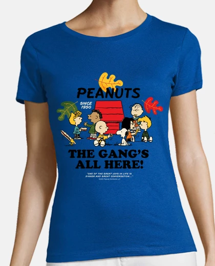 Tee-shirt La bande de Peanuts est all ici