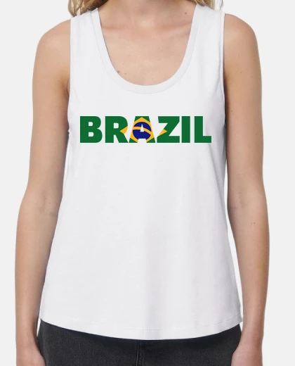 Camiseta la bandera de brasil