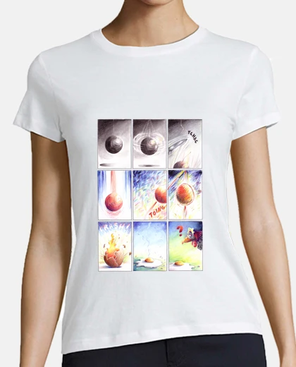 Playera la breve vida de un huevo