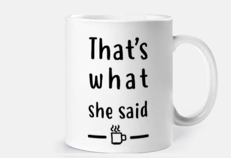 Taza la camiseta de la oficina - eso es lo q