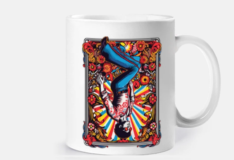 Mug la carte de tarot man ont