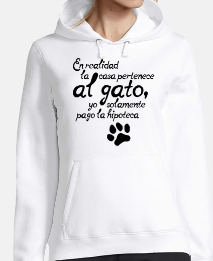 Sudadera La casa es del gato