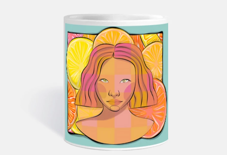 Tazza la chic agli agrumi