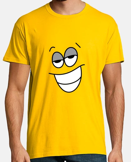 Camiseta la confusa - hombre, manga corta amarilla.